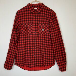 Ralph Lauren Denim & Supply Women’s Sz Medium Red Buffalo Plaid Flannel Shirt